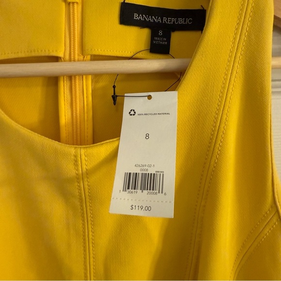 NWT Banana Republic Tailored Look Fit & Flare Dress - Picture 3 of 6